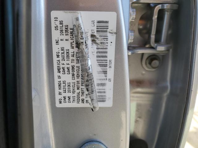 Photo 10 from auction – 2010 HONDA ACCORD EX with VIN 1HGCP2F75AA148506