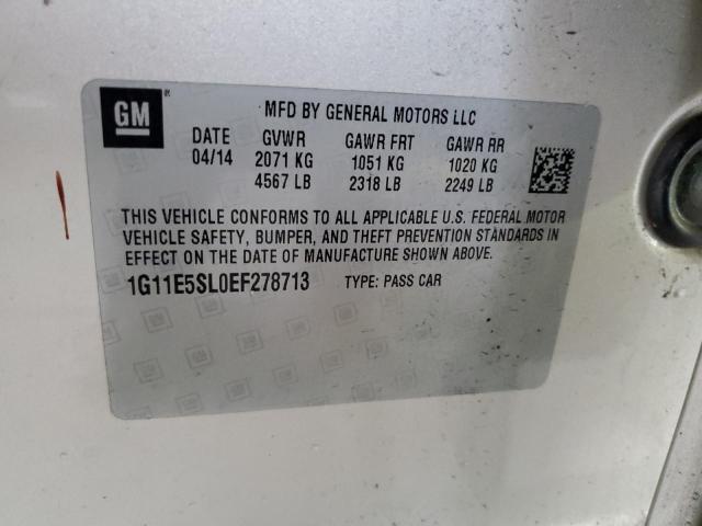 Photo 10 from auction – 2014 CHEVROLET MALIBU 2LT with VIN 1G11E5SL0EF278713