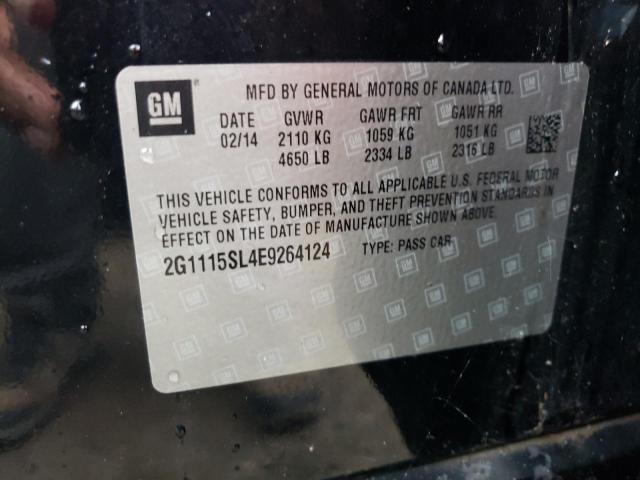 Photo 10 from auction – 2014 CHEVROLET IMPALA LT with VIN 2G1115SL4E9264124