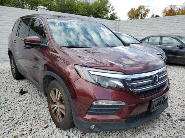HONDA PILOT EX 2018 with VIN 5FNYF6H30JB030718 - Photo from auction