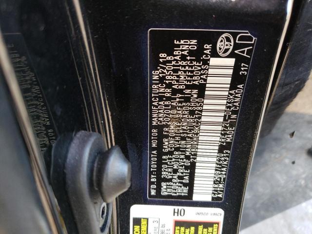 Photo 10 from auction – 2019 TOYOTA COROLLA L with VIN 2T1BURHE9KC217850