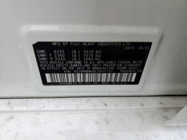 Photo 10 from auction – 2014 SUBARU LEGACY 2.5 with VIN 4S3BMBM69E3007137