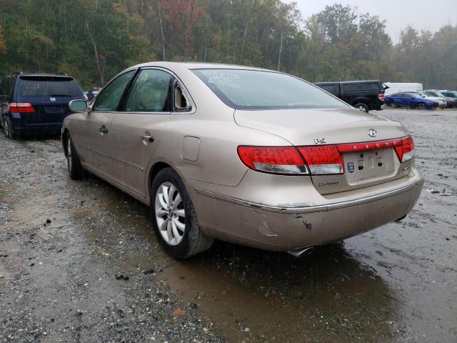 Photo 3 from auction – 2007 HYUNDAI AZERA SE with VIN KMHFC46F87A157313