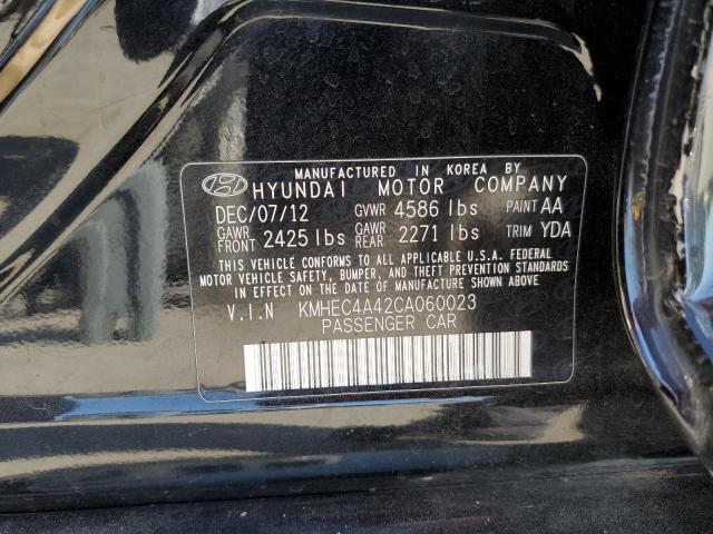 Photo 10 from auction – 2012 HYUNDAI SONATA HYB with VIN KMHEC4A42CA060023