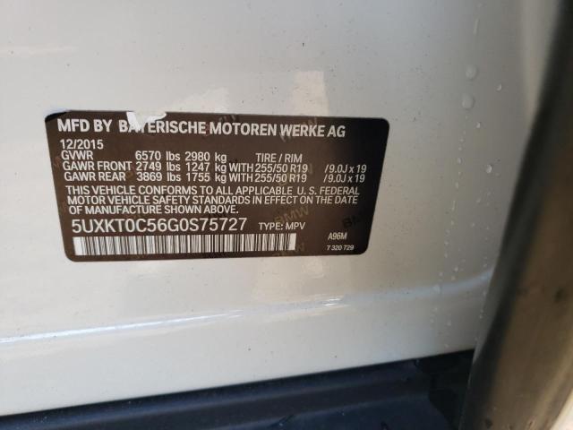 Photo 10 from auction – 2016 BMW X5 XDR40E with VIN 5UXKT0C56G0S75727