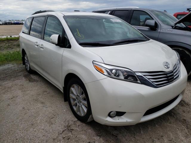 TOYOTA SIENNA XLE 2017 with VIN 5TDYZ3DC7HS845600 - Photo from auction