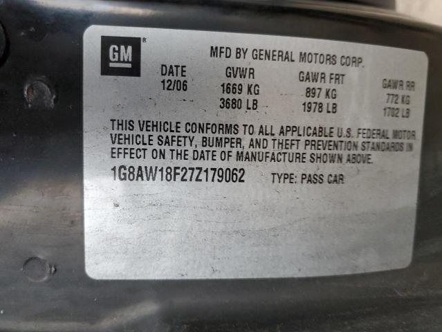 Photo 10 from auction – 2007 SATURN ION LEVEL with VIN 1G8AW18F27Z179062