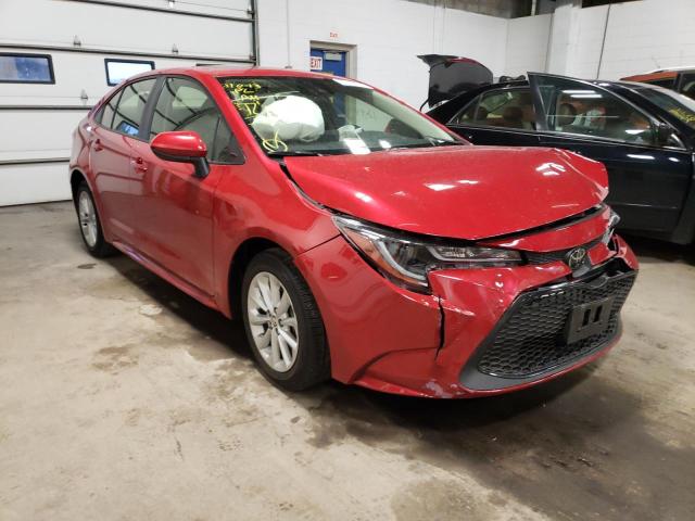 TOYOTA COROLLA LE 2020 with VIN JTDHPRAE2LJ034372 - Photo from auction
