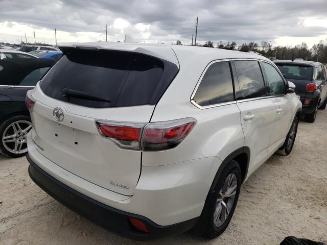 Photo 4 from auction – 2014 TOYOTA HIGHLANDER with VIN 5TDBKRFH4ES046200