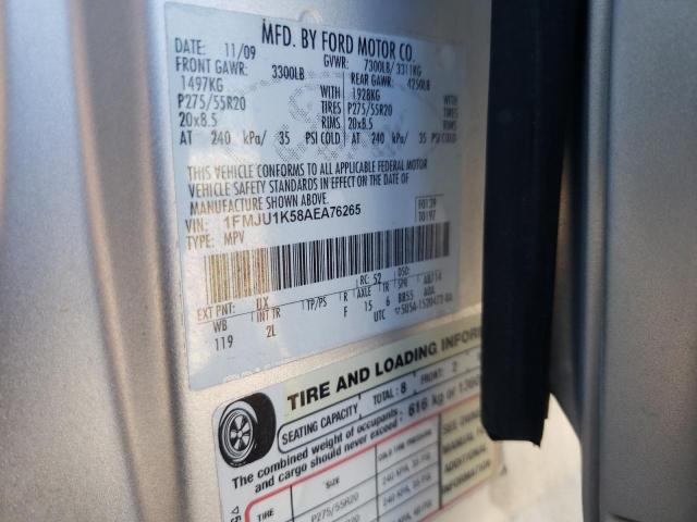 Photo 10 from auction – 2010 FORD EXPEDITION with VIN 1FMJU1K58AEA76265
