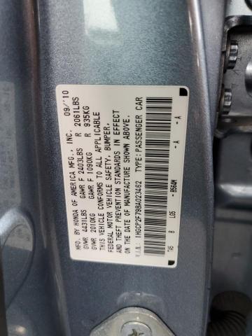 Photo 10 from auction – 2011 HONDA ACCORD EX with VIN 1HGCP2F79BA023462