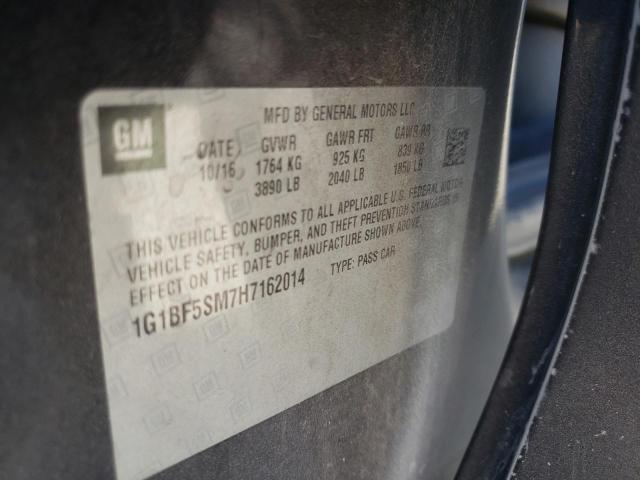 Photo 10 from auction – 2017 CHEVROLET CRUZE PREM with VIN 1G1BF5SM7H7162014