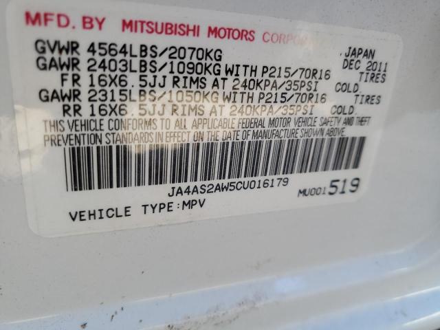 Photo 10 from auction – 2012 MITSUBISHI OUTLANDER with VIN JA4AS2AW5CU016179