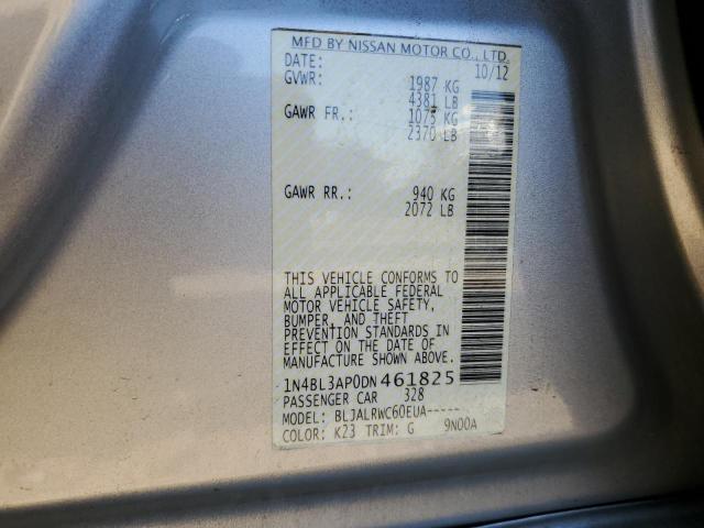 Photo 10 from auction – 2013 NISSAN ALTIMA 3.5 with VIN 1N4BL3AP0DN461825