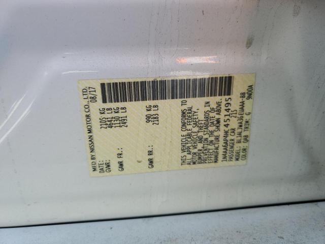 Photo 10 from auction – 2017 NISSAN MAXIMA 3.5 with VIN 1N4AA6AP4HC451495
