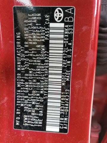 Photo 10 from auction – 2017 TOYOTA COROLLA L with VIN 5YFBURHE1HP668277