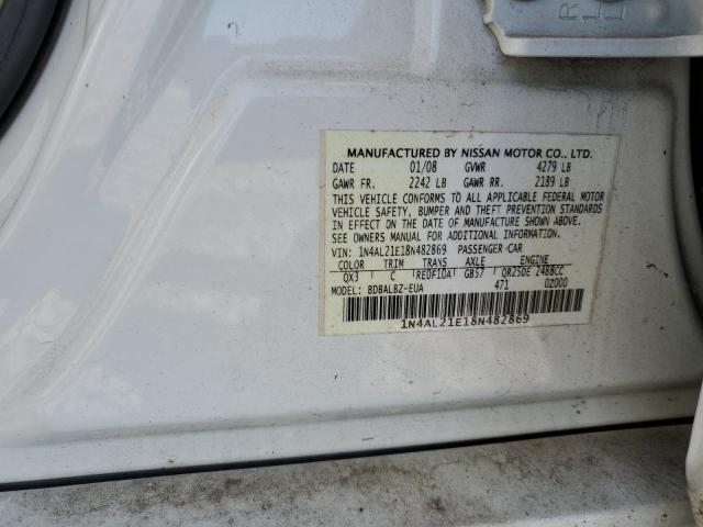 Photo 10 from auction – 2008 NISSAN ALTIMA 2.5 with VIN 1N4AL21E18N482869