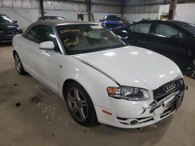 AUDI A4 2.0T CA 2007 with VIN WAUDF48H57K025411 - Photo from auction