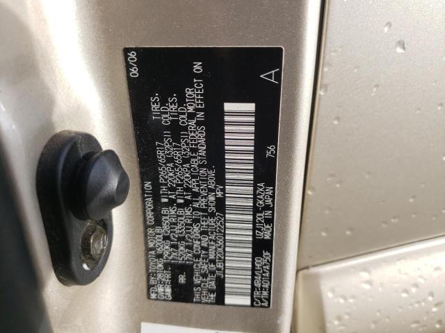 Photo 10 from auction – 2006 LEXUS GX 470 with VIN JTJBT20X360122527