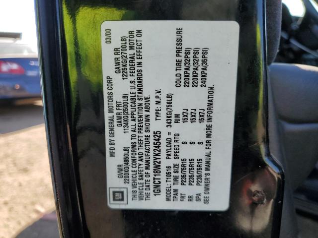 Photo 10 from auction – 2016 CHEVROLET BLAZER with VIN 1GNCT18W2YK245425