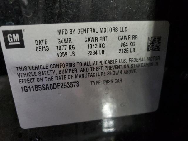 Photo 10 from auction – 2013 CHEVROLET MALIBU LS with VIN 1G11B5SA0DF293573