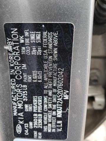 Photo 10 from auction – 2013 KIA SOUL with VIN KNDJT2A52D7602042