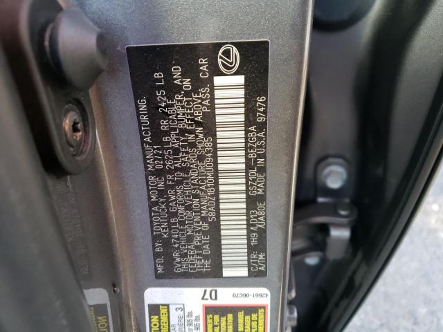 Photo 10 from auction – 2021 LEXUS ES 350 BAS with VIN 58ADZ1B10MU094385