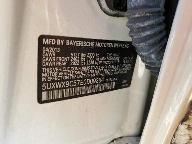 Photo 10 from auction – 2014 BMW X3 XDRIVE2 with VIN 5UXWX9C57E0D09264