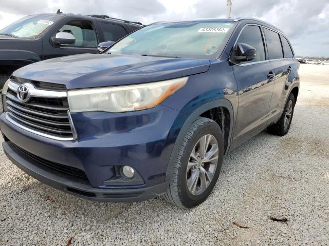 Photo 2 from auction – 2015 TOYOTA HIGHLANDER with VIN 5TDKKRFH3FS081702
