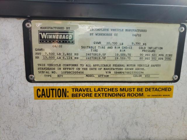 Photo 10 from auction – 2002 OTHER OTHER with VIN 5B4MP67G823350194