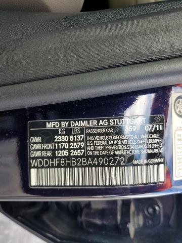 Photo 10 from auction – 2011 MERCEDES-BENZ E 350 4MAT with VIN WDDHF8HB2BA490272