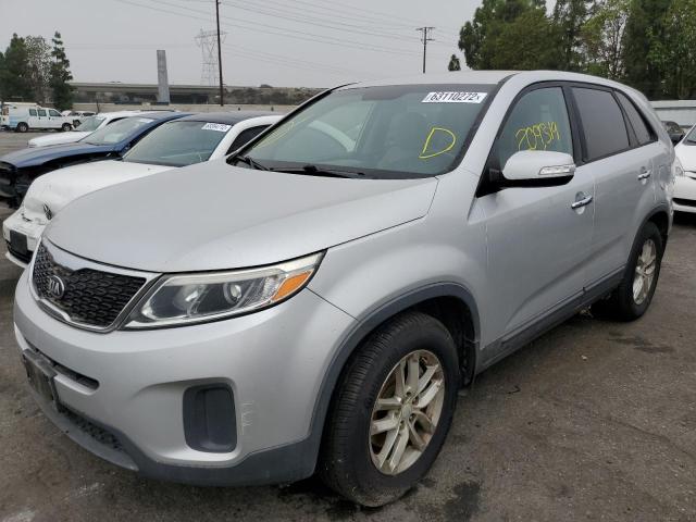 KIA SORENTO LX 2014 with VIN 5XYKT3A63EG486230 - Photo from auction