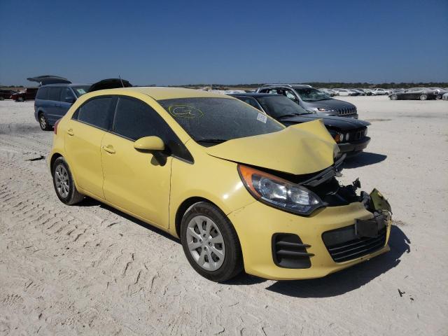 KIA RIO LX 2016 with VIN KNADM5A39G6597276 - Photo from auction