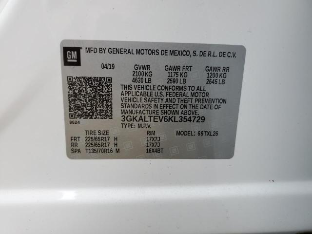 Photo 10 from auction – 2019 GMC TERRAIN SL with VIN 3GKALTEV6KL354729