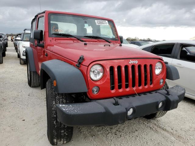 JEEP WRANGLER S 2014 with VIN 1C4AJWAG5EL297787 - Photo from auction