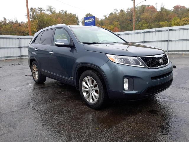 KIA SORENTO EX 2014 with VIN 5XYKUDA77EG453971 - Photo from auction