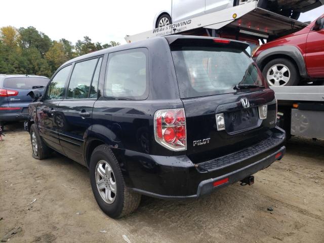 Photo 3 from auction – 2006 HONDA PILOT LX with VIN 2HKYF18126H539364
