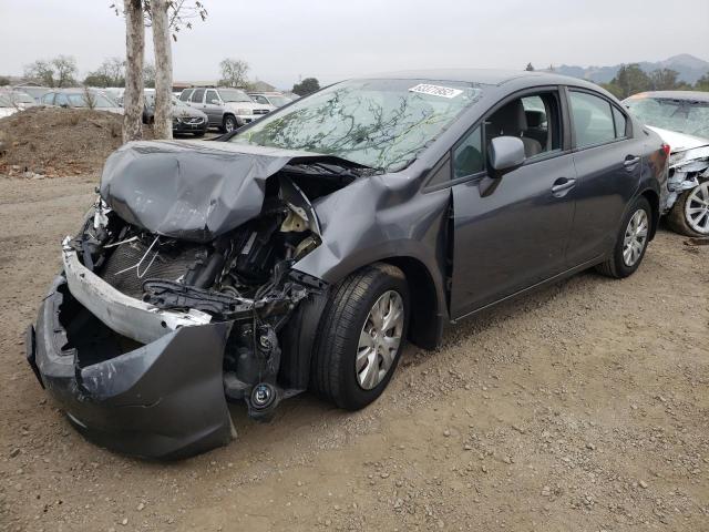 Photo 2 from auction – 2012 HONDA CIVIC LX with VIN 2HGFB2F57CH561607