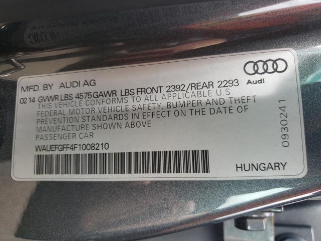 Photo 10 from auction – 2015 AUDI A3 PREMIUM with VIN WAUEFGFF4F1008210