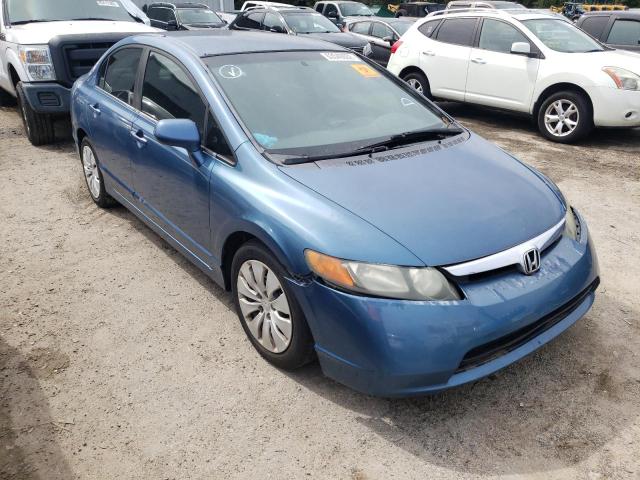 Photo 1 from auction – 2007 HONDA CIVIC LX with VIN 1HGFA16587L033953