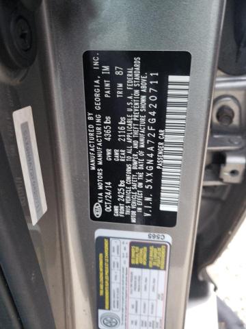 Photo 10 from auction – 2015 KIA OPTIMA EX with VIN 5XXGN4A72FG420711