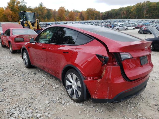 Photo 3 from auction – 2021 TESLA MODEL Y with VIN 5YJYGDEE3MF106007
