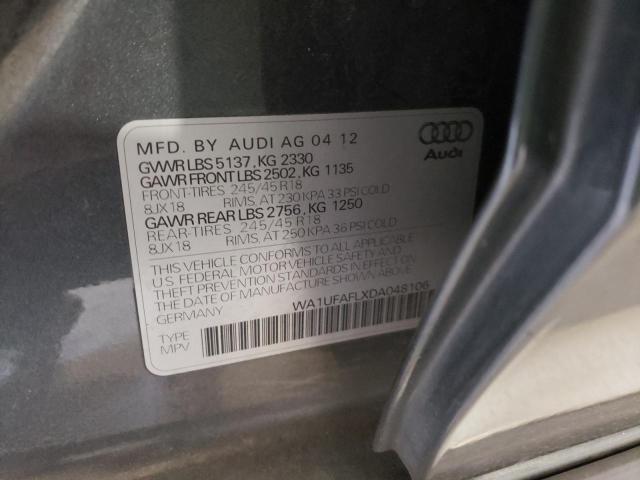 Photo 10 from auction – 2013 AUDI A4 ALLROAD with VIN WA1UFAFLXDA048106