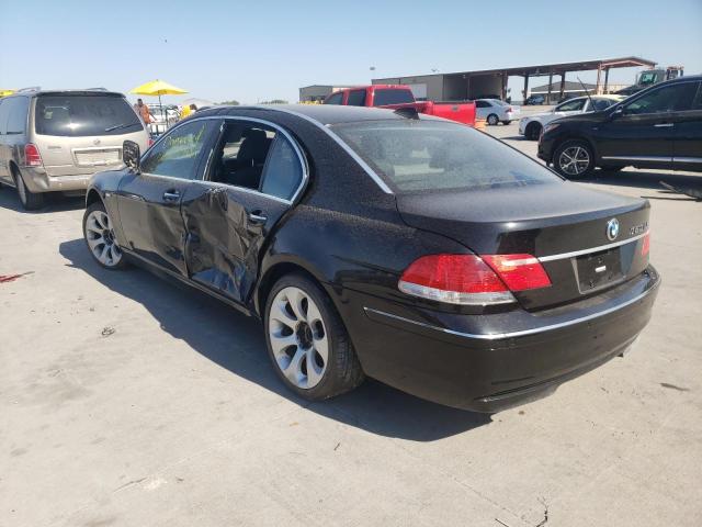 Photo 9 from auction – 2007 BMW 750 with VIN WBAHN83587DT68114