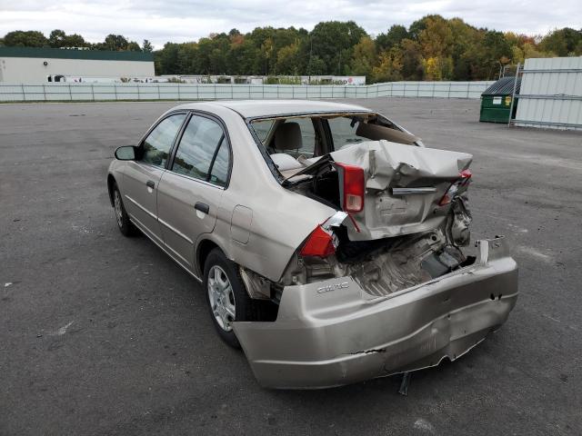 Photo 3 from auction – 2001 HONDA CIVIC LX with VIN 2HGES16531H547951