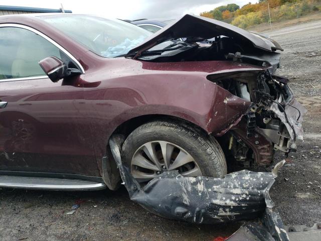 Photo 9 from auction – 2016 ACURA MDX TECHNO with VIN 5FRYD4H46GB061286