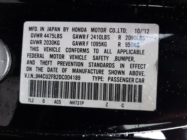 Photo 10 from auction – 2013 ACURA TSX SE with VIN JH4CU2F82DC004189