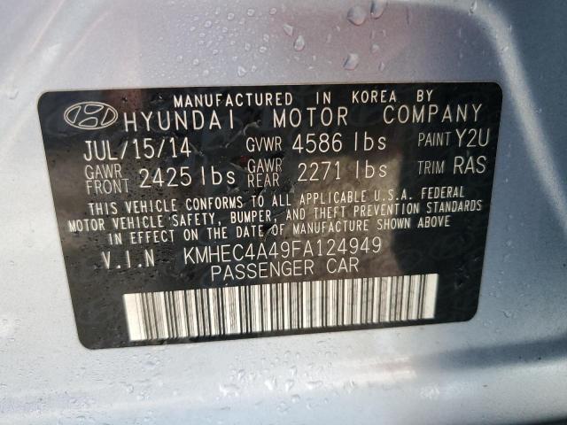 Photo 10 from auction – 2015 HYUNDAI SONATA HYB with VIN KMHEC4A49FA124949