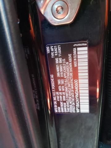 Photo 10 from auction – 2021 PORSCHE CAYENNE CO with VIN WP1BA2AY9MDA40600