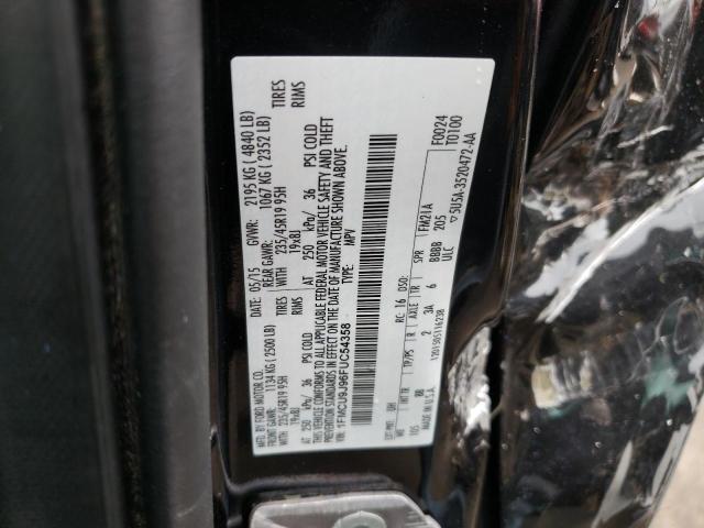 Zdjęcie 10 z aukcji – 2015 FORD ESCAPE TIT z VIN 1FMCU9J96FUC54358